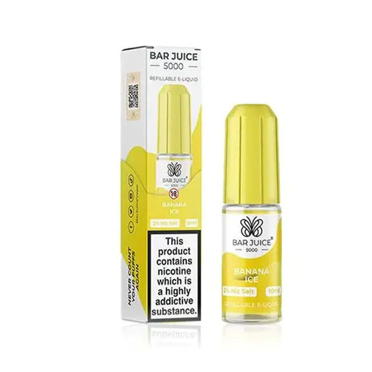 Bar Juice 5000 Nic Salt - Banana Ice - (Box of 10)