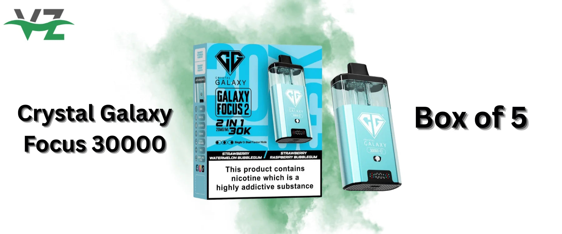 crystal galaxy focus 30000 box of 5