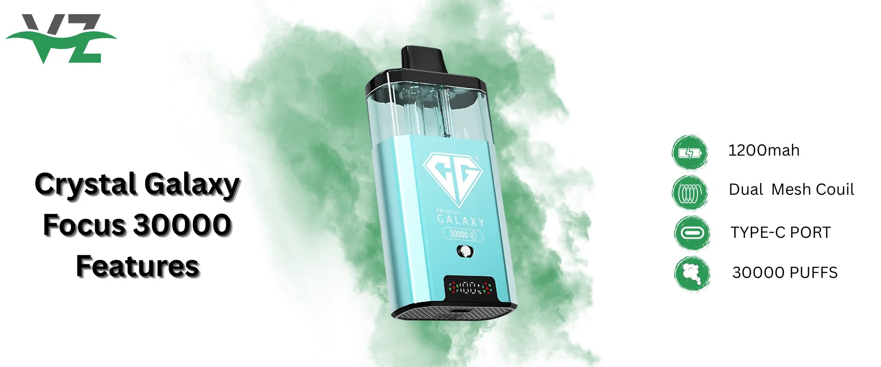 crystal galaxy focus 30000 box of 5 features