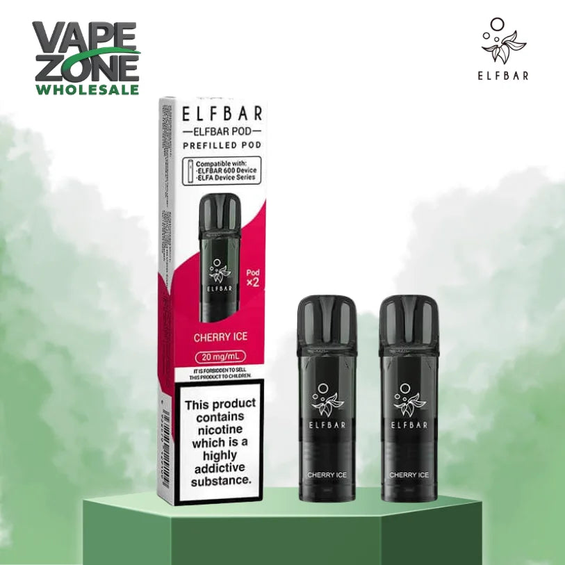 Elf Bar 600 Prefilled Pods Box of 10 at VapeZone Elf Bar 600 Prefilled Pods Box of 10 at VapeZone