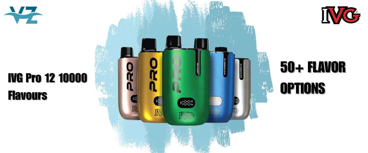 IVG Pro 12 10000 Box of 5 Flavours