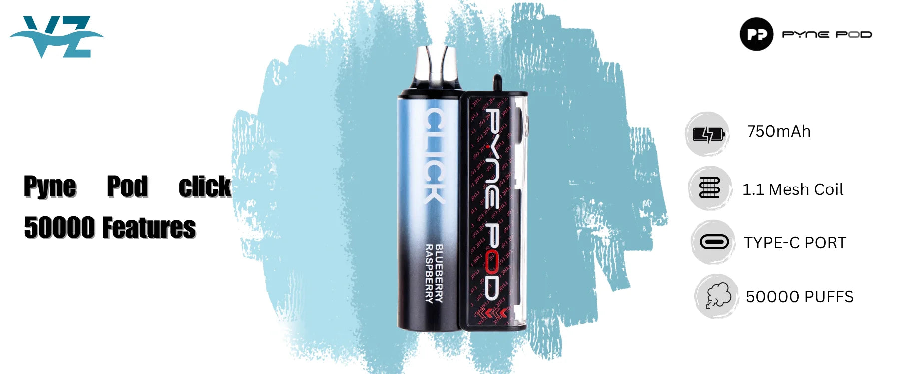 Pyne Pod Click 50000 Box of 5 Features