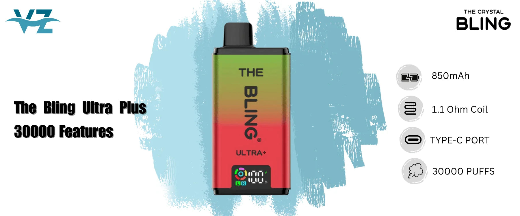 Bling Ultra Plus 30000 Box of 5 Features