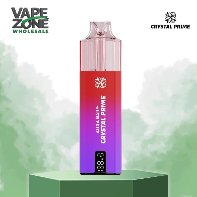 Crystal Prime Aura 10000 Puffs Box of 5 UK Wholesale Bulk Buy Deal Crystal Prime Aura 10000 Puffs Box of 5 UK Wholesale Bulk Buy Deal