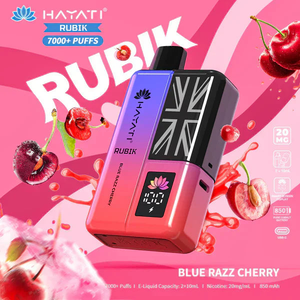 Hayati Rubik 7000 Puffs Pre-Filled Pod Kit - Box of 5