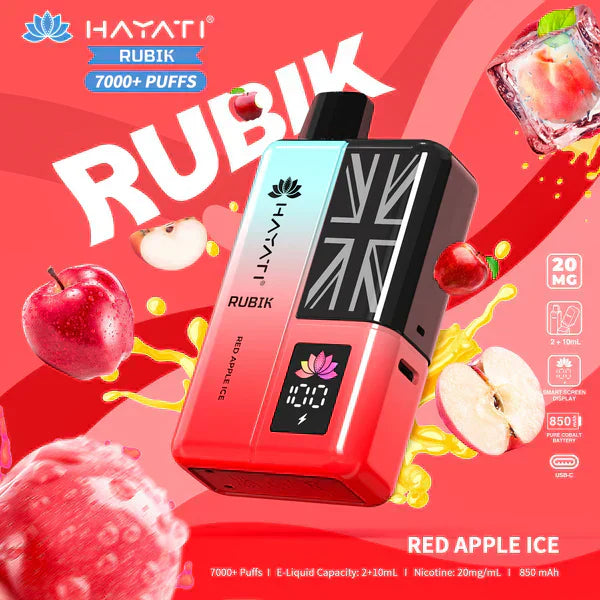 Hayati Rubik 7000 Puffs Pre-Filled Pod Kit - Box of 5