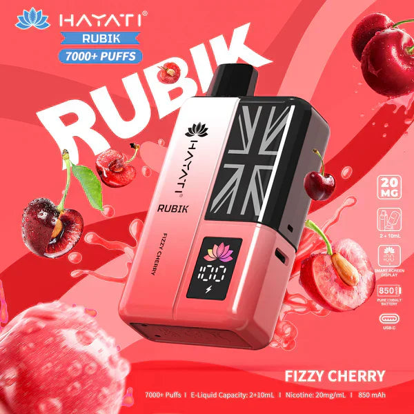 Hayati Rubik 7000 Puffs Pre-Filled Pod Kit - Box of 5