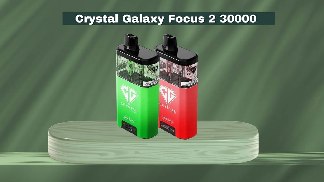 Crystal Galaxy Focus 2 30000 Box of 5 Power & Flavour in One