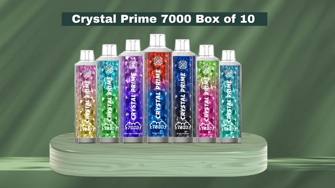 Crystal Prime 7000 Box of 10 – Premium 7K Puff Disposable Vape Pack