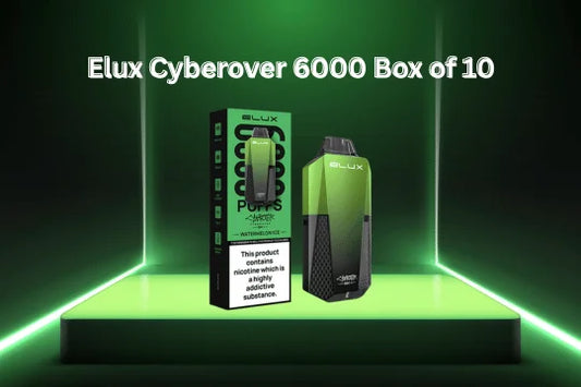 Elux Cyberover 6000 Box of 10 | Premium Vapes at VapeZone Wholesale