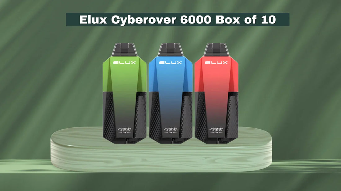 Elux Cyberover 6000 Box of 10 | Premium Vapes at VapeZone Wholesale