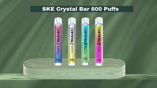 SKE Crystal Bar 600 Puffs Box of 10 Smooth Disposable Vape