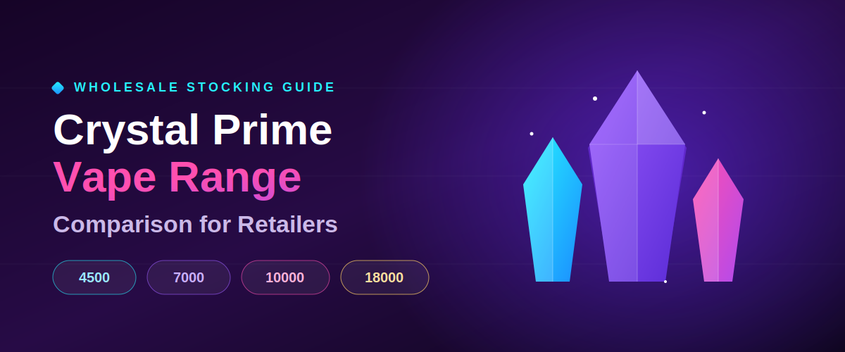 Crystal Prime Vape Range Comparison for Retailers in 2026