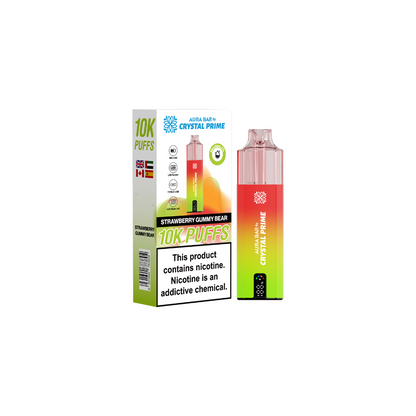Crystal Prime Aura Bar 10000 Box of 5 - Prefilled Pod Kit