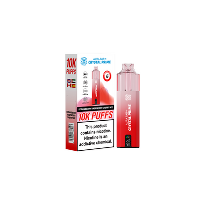 Crystal Prime Aura Bar 10000 Box of 5 - Prefilled Pod Kit