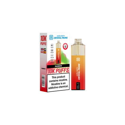 Crystal Prime Aura Bar 10000 Box of 5 - Prefilled Pod Kit