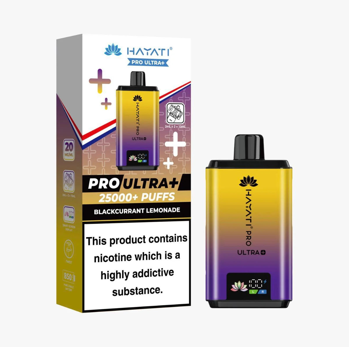 Hayati Pro Ultra Plus 25000 Prefilled Pod Kit | Box of 5