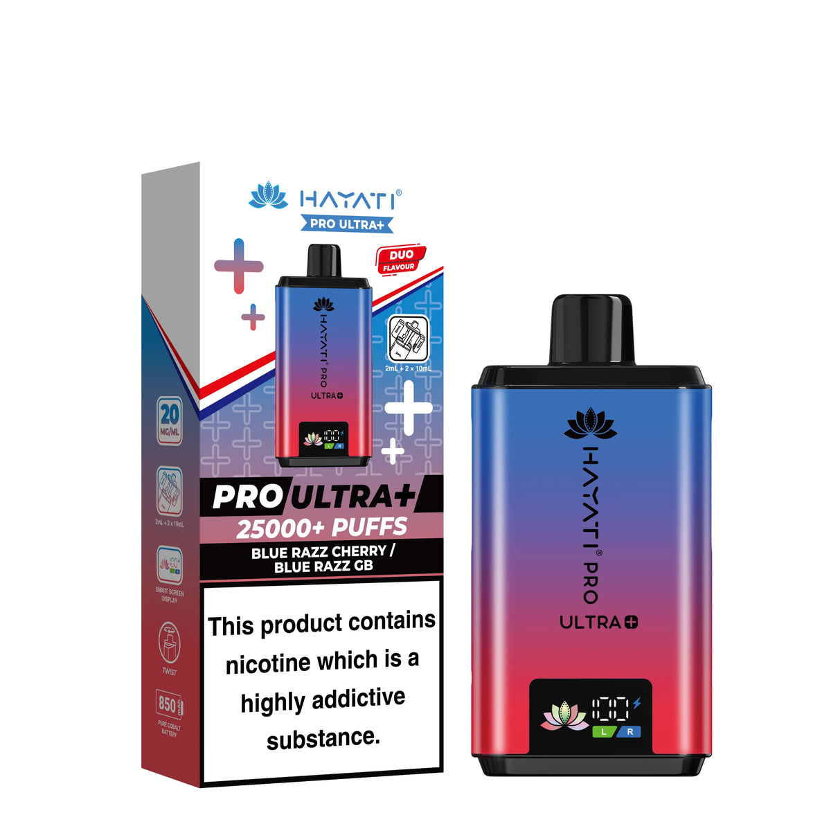 Hayati Pro Ultra Plus 25000 Prefilled Pod Kit | Box of 5