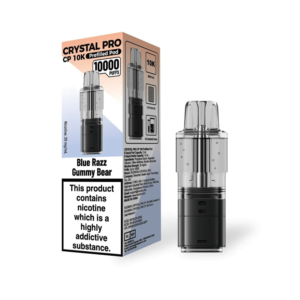 Crystal Pro CP 10k Replacement Pods Box of 5