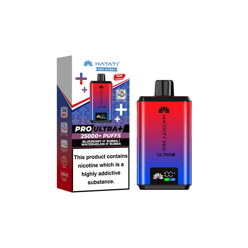Hayati Pro Ultra Plus 25000 Prefilled Pod Kit | Box of 5