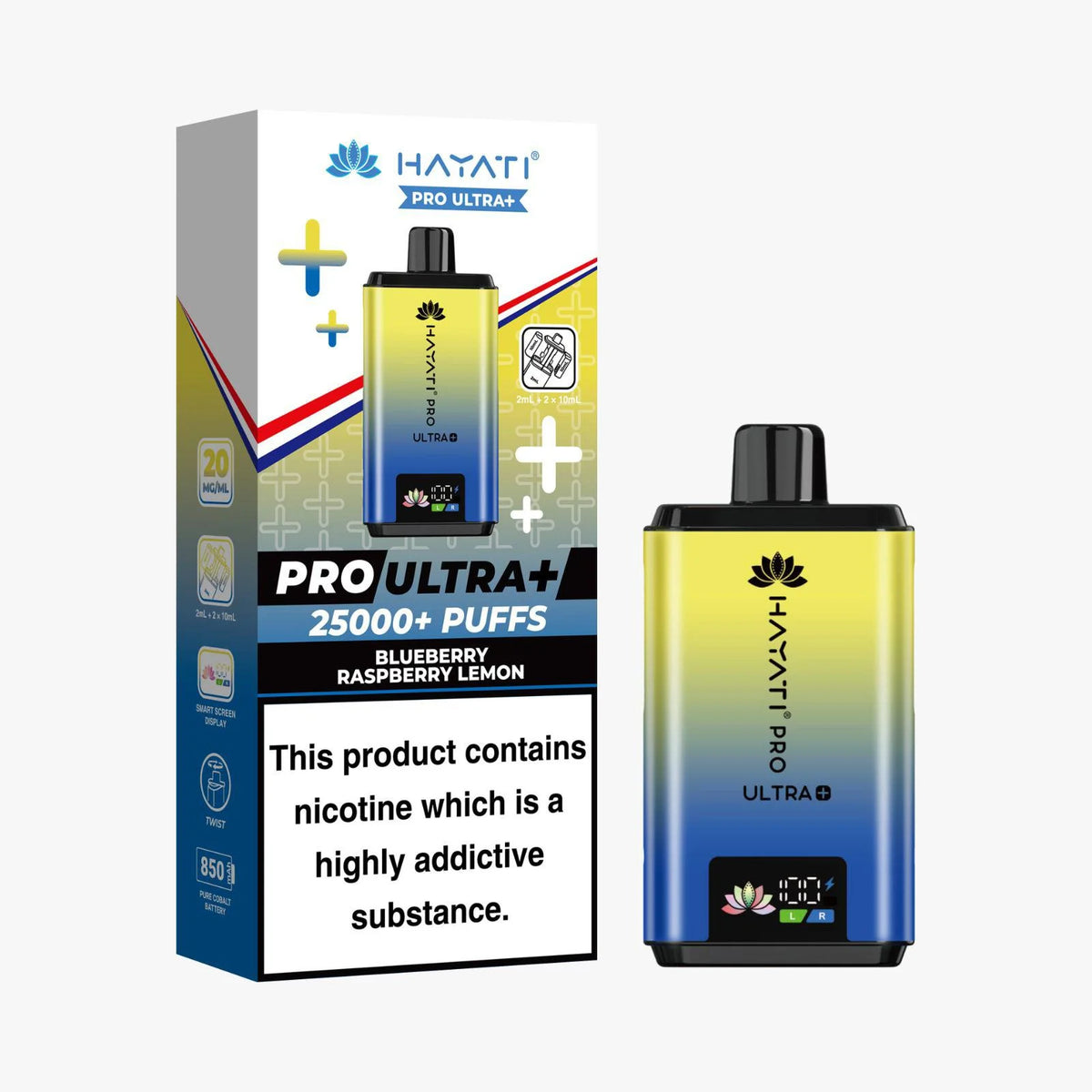 Hayati Pro Ultra Plus 25000 Prefilled Pod Kit | Box of 5