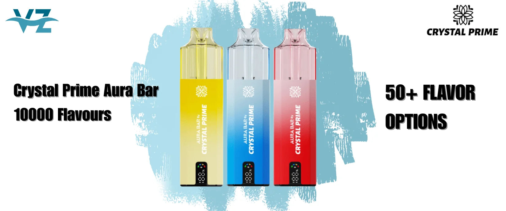 crystal prime 10000 box of 5 flavours