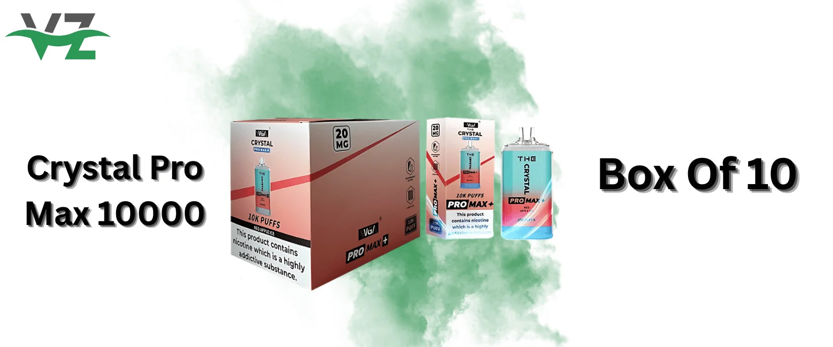 crystal pro max 10000 box of 10