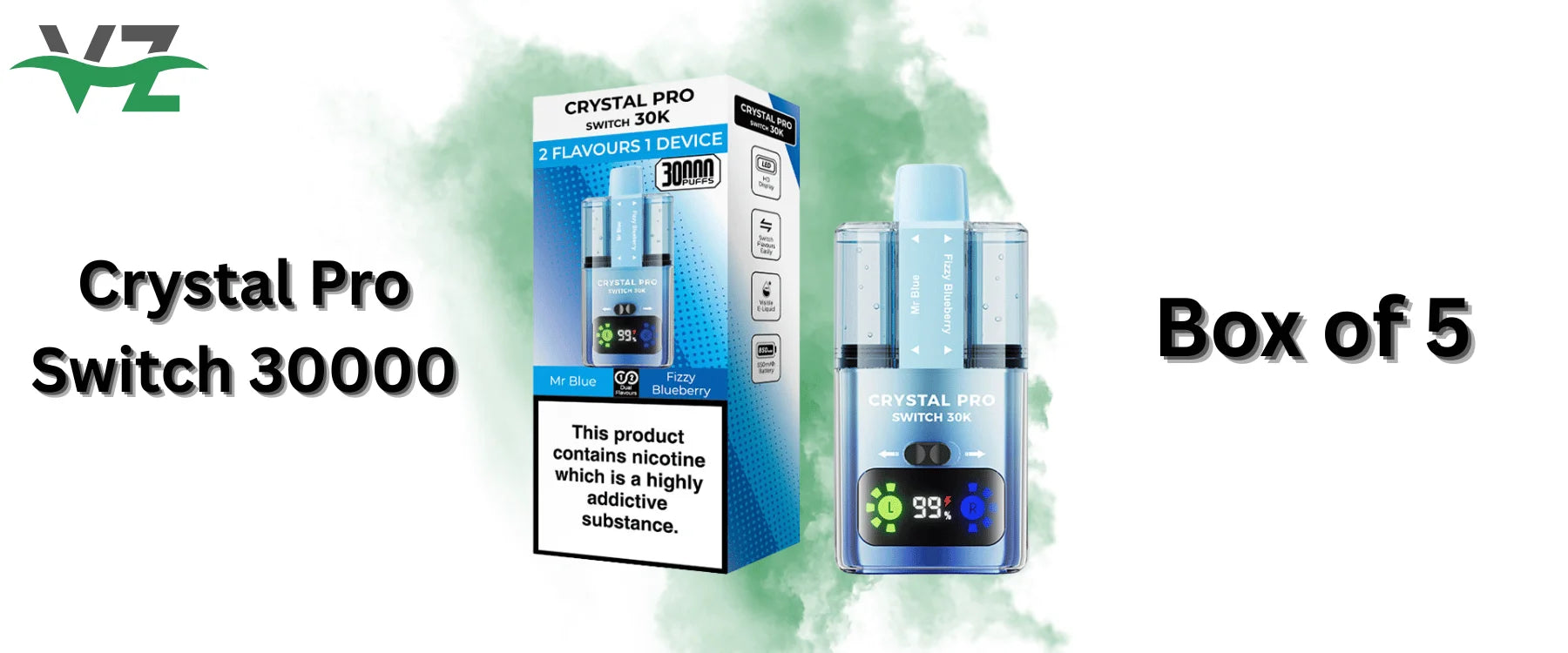crystal pro switch 30000 box of 5