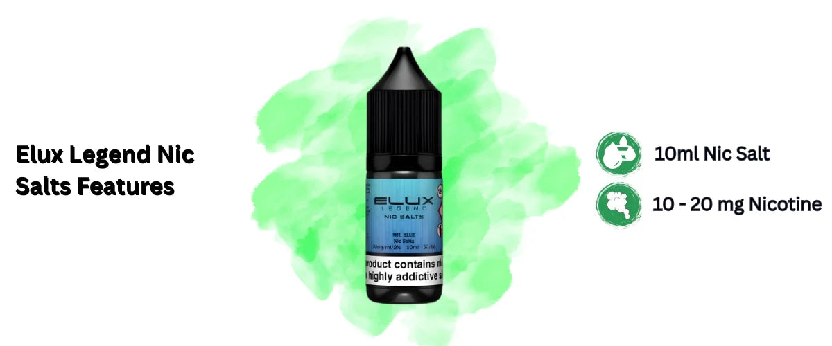 elux legend nic salts features