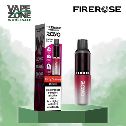 Firerose Rayo 600 Prefilled Pod Vape Kit - Box of 10