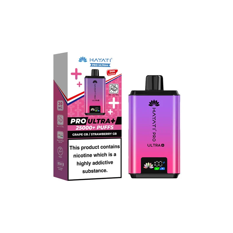 Hayati Pro Ultra Plus 25000 Prefilled Pod Kit | Box of 5