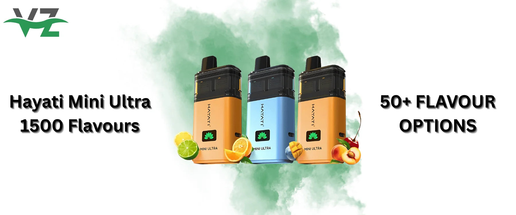 hayati mini ultra 1500 box of 5 flavours