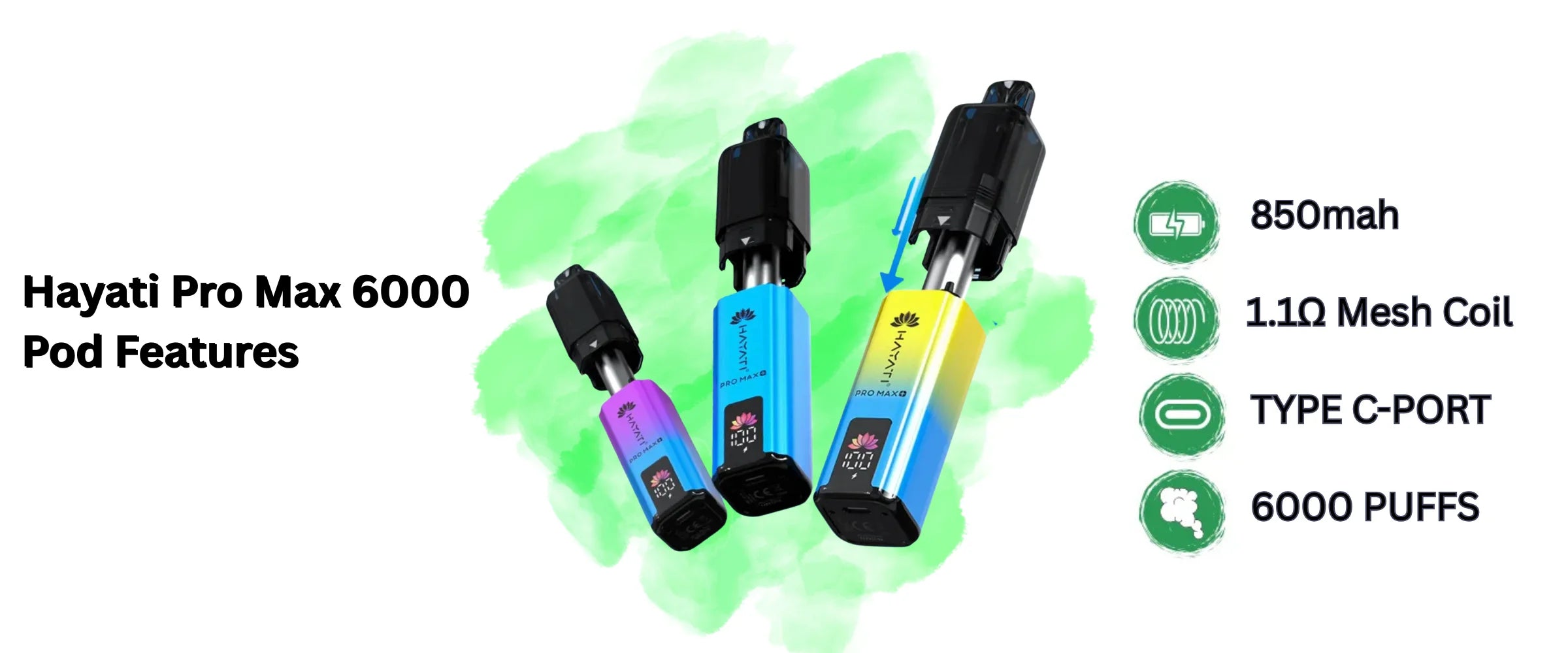 hayati pro max 6000 pods