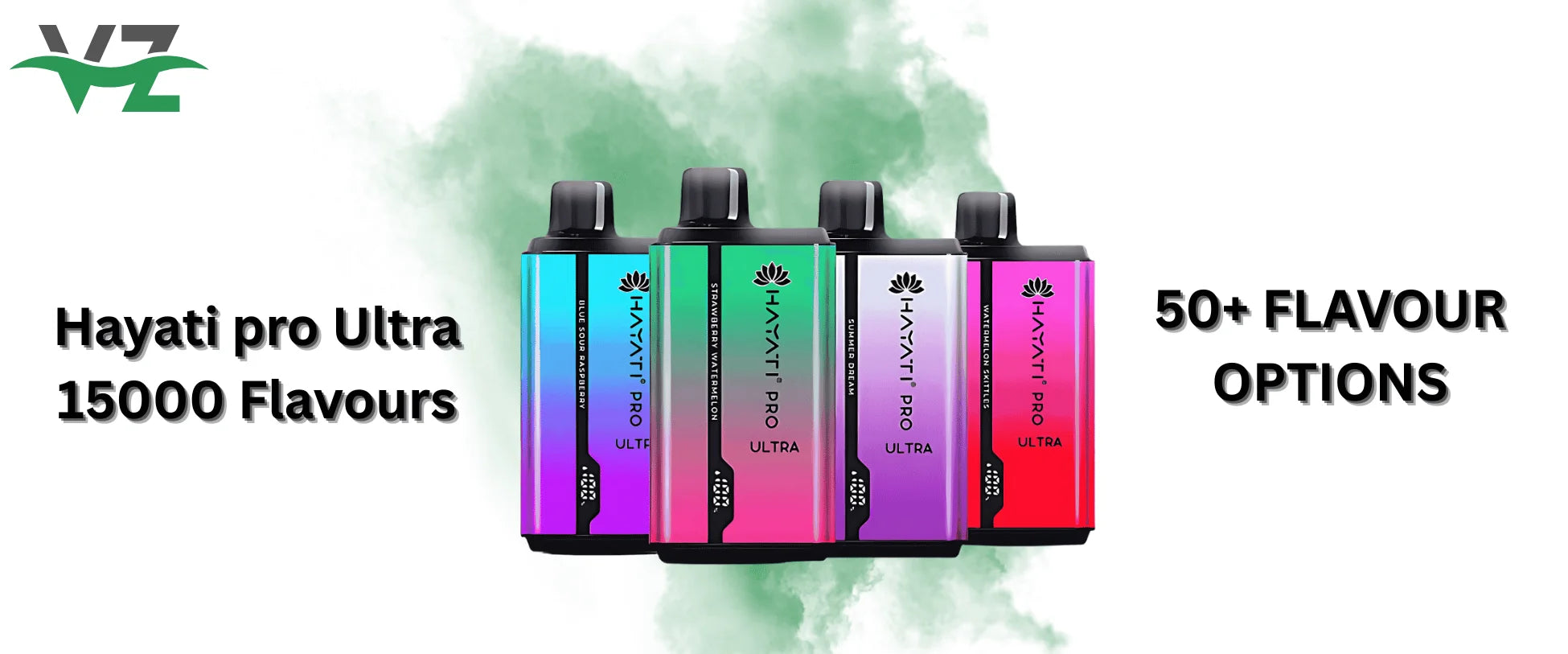 Hayati pro Ultra 15000 box of 10 flavours