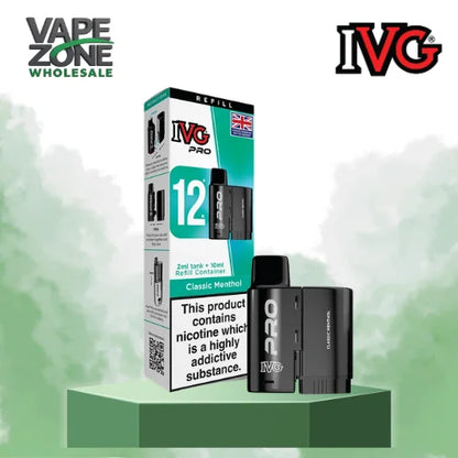 IVG Pro 12 10K Prefilled Replacement Pods - Box of 5