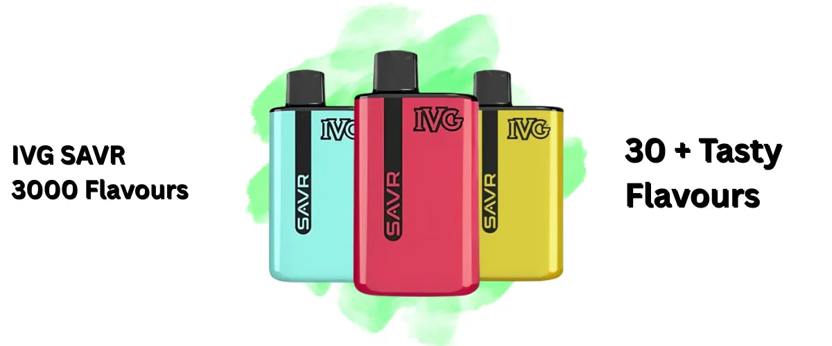 IVG SAVR 3000 Box of 5 flavours