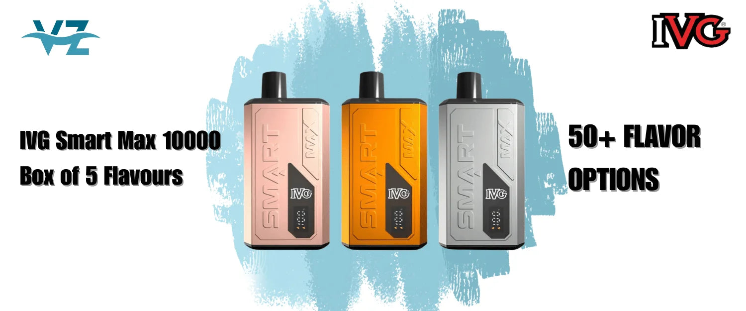 IVG Smart Max 10000 Box of 5 Flavours