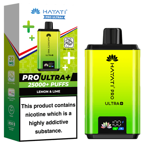 Hayati Pro Ultra Plus 25000 Prefilled Pod Kit | Box of 5