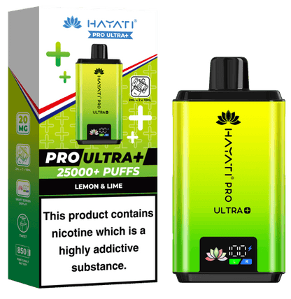 Hayati Pro Ultra Plus 25000 Prefilled Pod Kit | Box of 5
