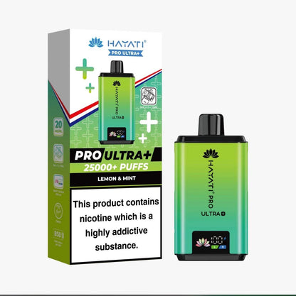 Hayati Pro Ultra Plus 25000 Prefilled Pod Kit | Box of 5
