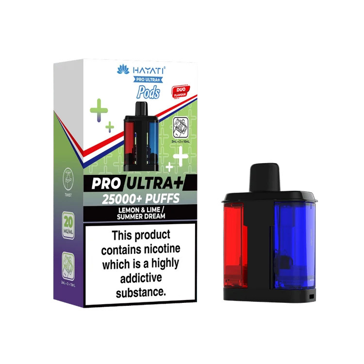 Hayati Pro Ultra Plus 25000 Prefilled Pod Kit | Box of 5