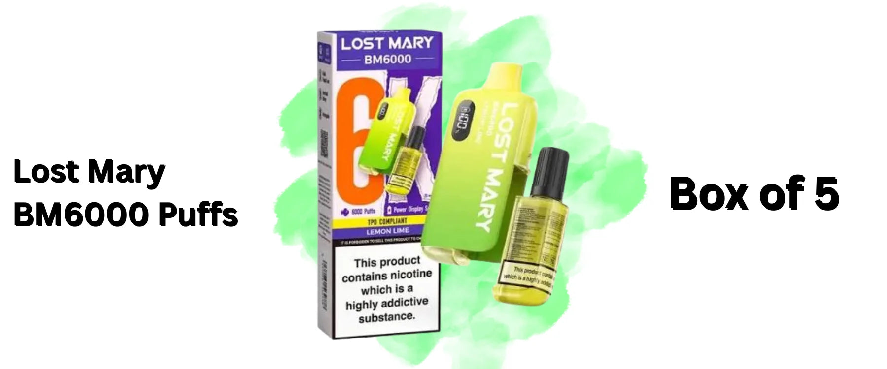 Lost Mary bm6000 Box Of 5