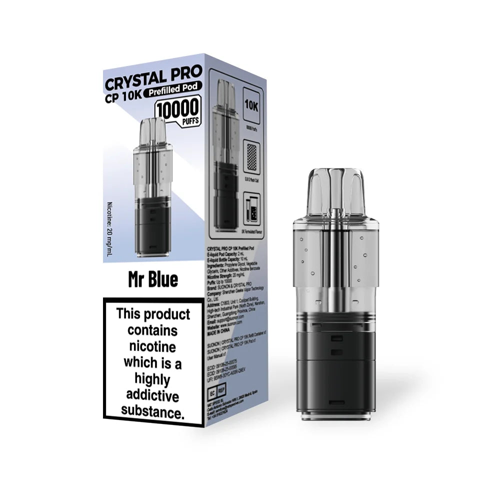 Crystal Pro CP 10k Replacement Pods Box of 5