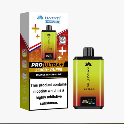 Hayati Pro Ultra Plus 25000 Prefilled Pod Kit | Box of 5