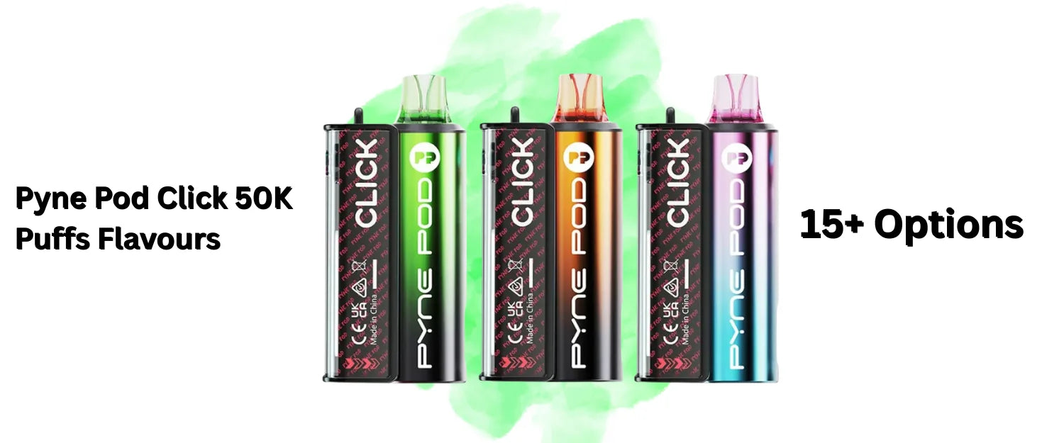 Pyne Pod Click 50000 Box of 5 Flavours