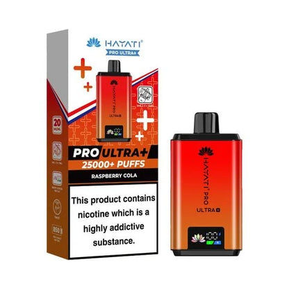 Hayati Pro Ultra Plus 25000 Prefilled Pod Kit | Box of 5