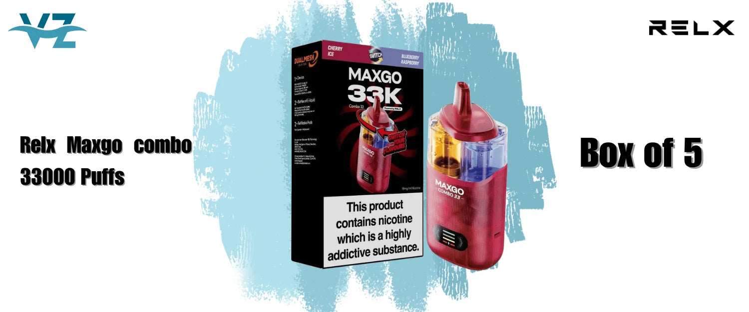 Relx Maxgo Combo 33000 Box of 5