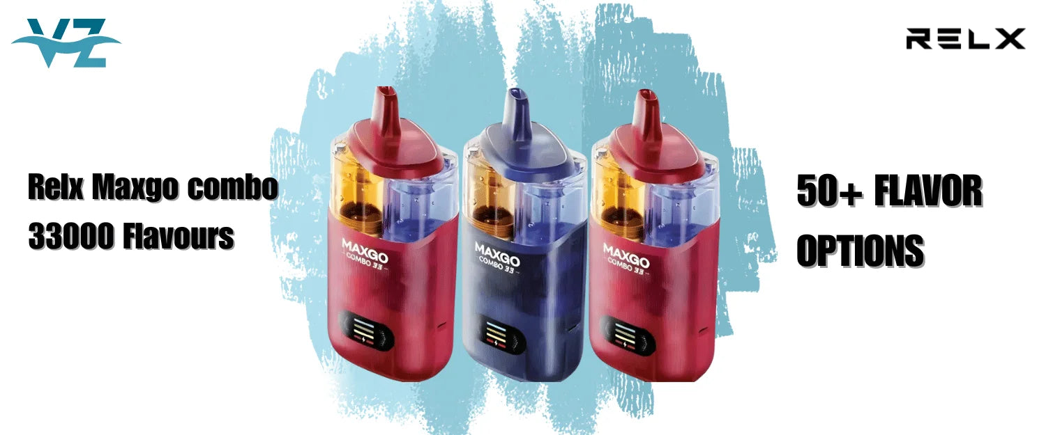 Relx Maxgo Combo 33000 Box of 5 Flavours