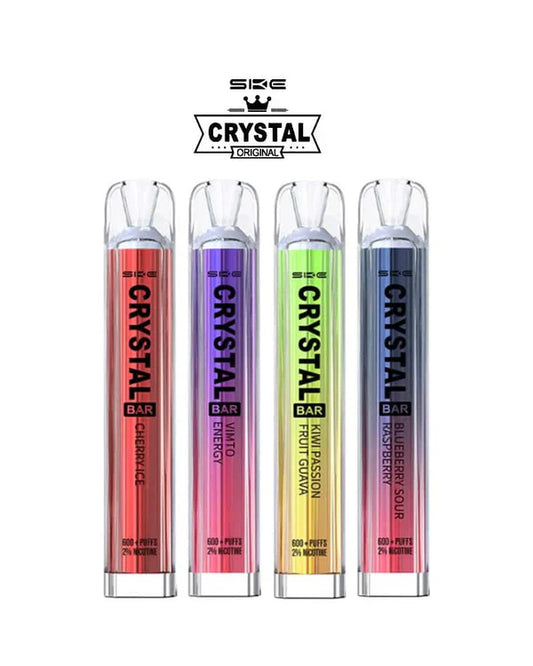 SKE Crystal Bar 600 Box of 10 – £21.90 | VapeZone Wholesale
