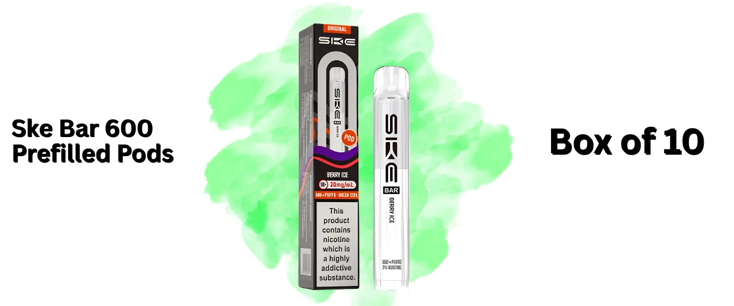 ske bar 600 prefilled pods box of 10